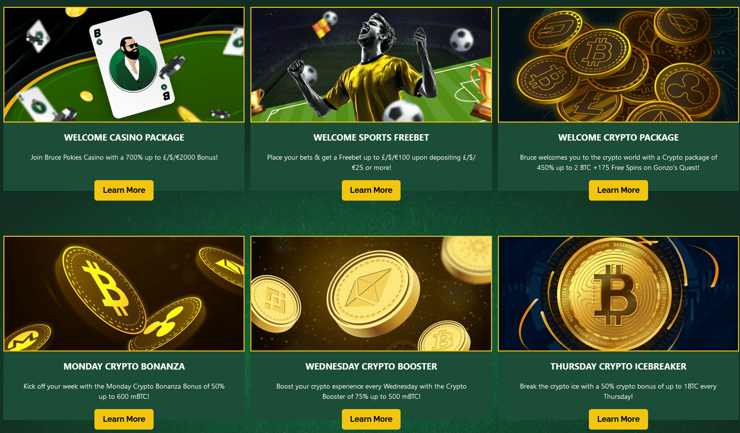 Bruce Pokies Promotions