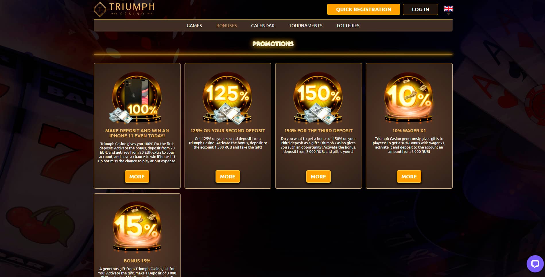 Triumph promotions