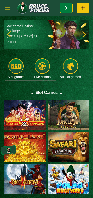 bruce pokies mobile version