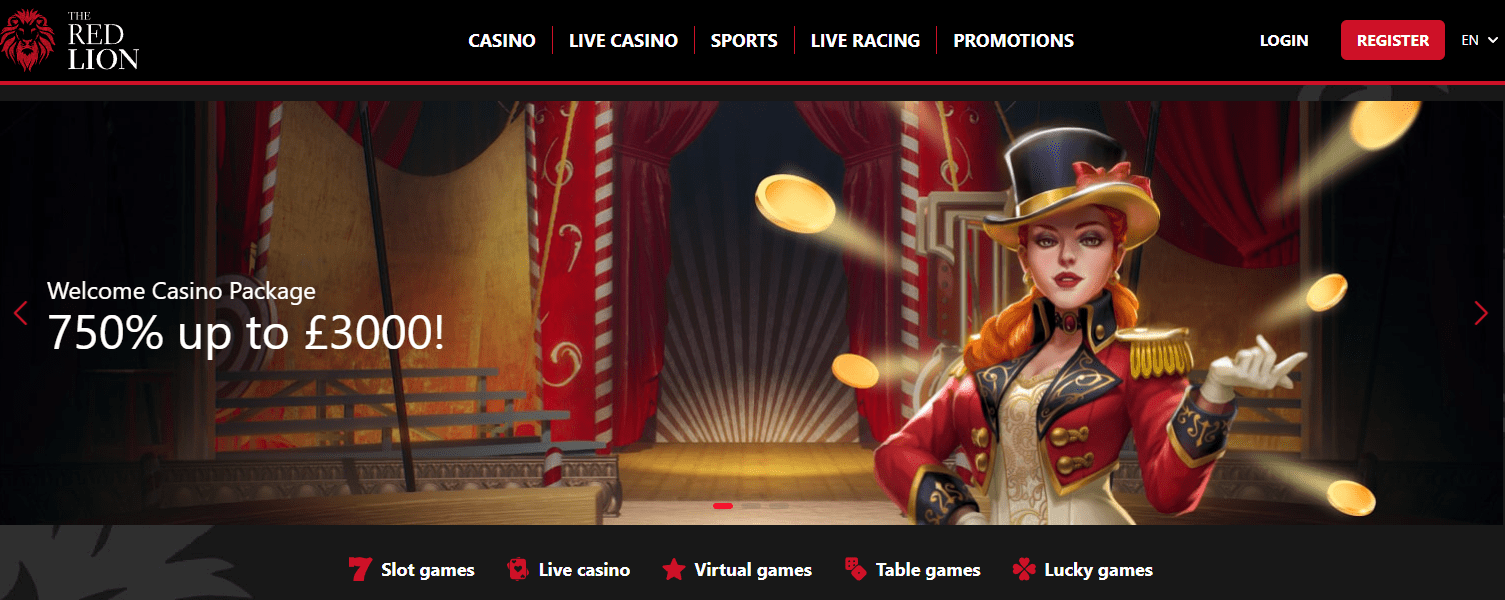 red lion homepage
