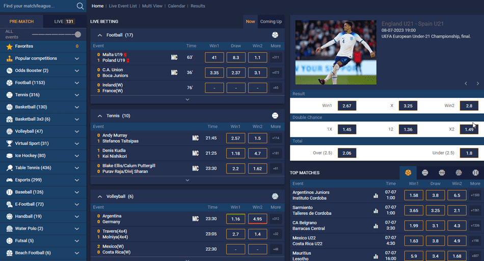 richprize casino sports betting