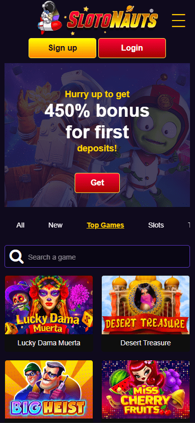 slotonauts casino mobile version