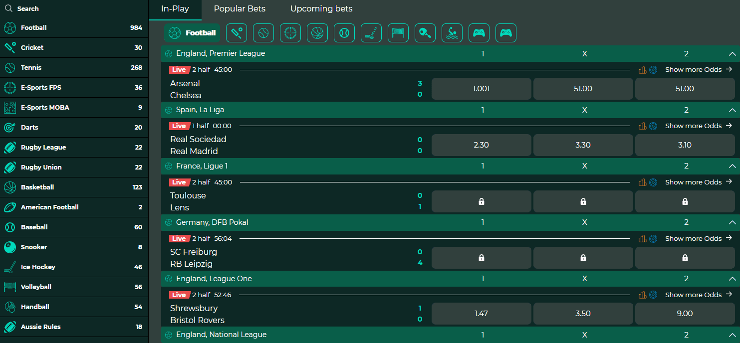 nonstop sports betting