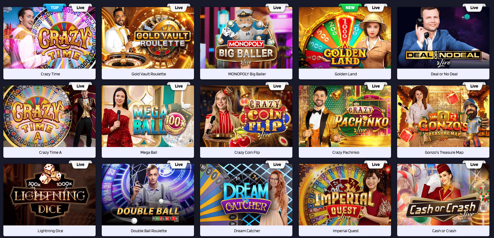Lucky Mister Live Casino