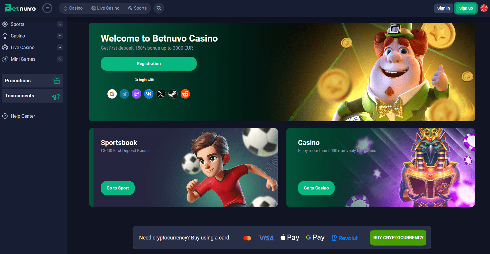 Betnuvo Interface