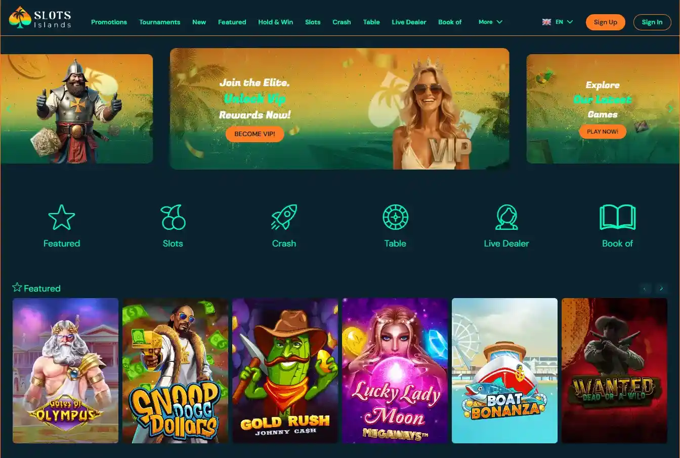 Slots Islands main