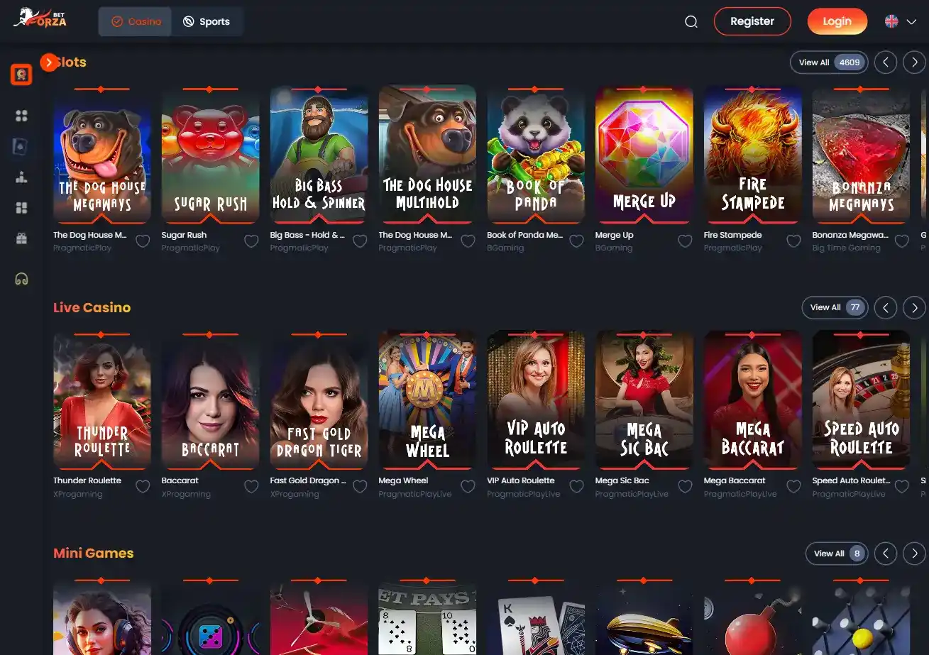 Forza.bet Games