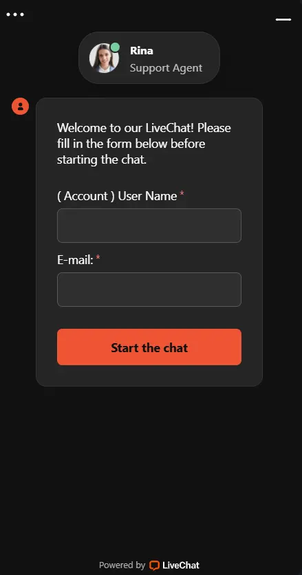 Forza.bet Live Chat